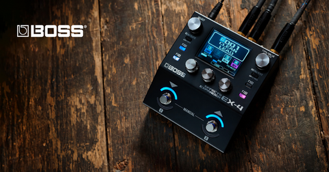 Boss EX-4 Effects Expander: cuatro efectos Boss en un formato de pedalboard