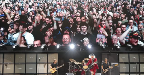 AC/DC regresa a Melbourne tras 10 años de ausencia y provoca un microsismo
