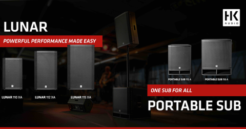 HK Audio LUNAR y PORTABLE SUB: sonorización plug-and-play