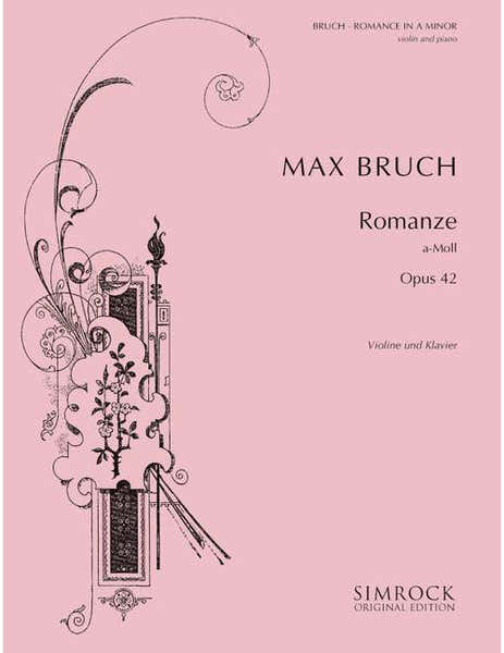 Simrock Bruch - Romance In A Minor Op. 42 - Violon et Orchestre