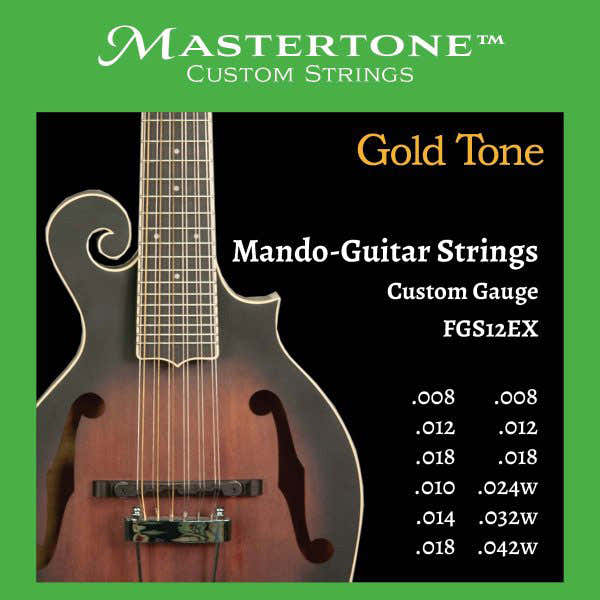 FGS12EX Cuerdas para mandolina-guitarra de 12 cuerdas estilo F