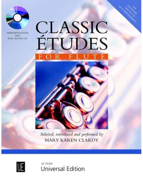 Classic Etudes With Reference CD - Flute (2ND Flute Ad Lib.)