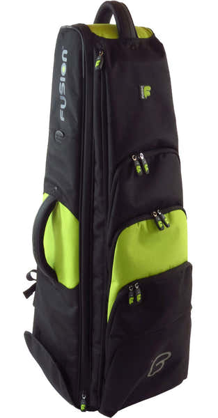 Fusion Bags Premium Black/Green Bass Trombone Case