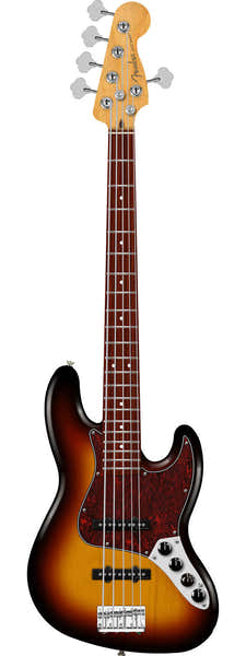 Jazz Bass V Active Player II Modified RW Sunburst de 3 tonos