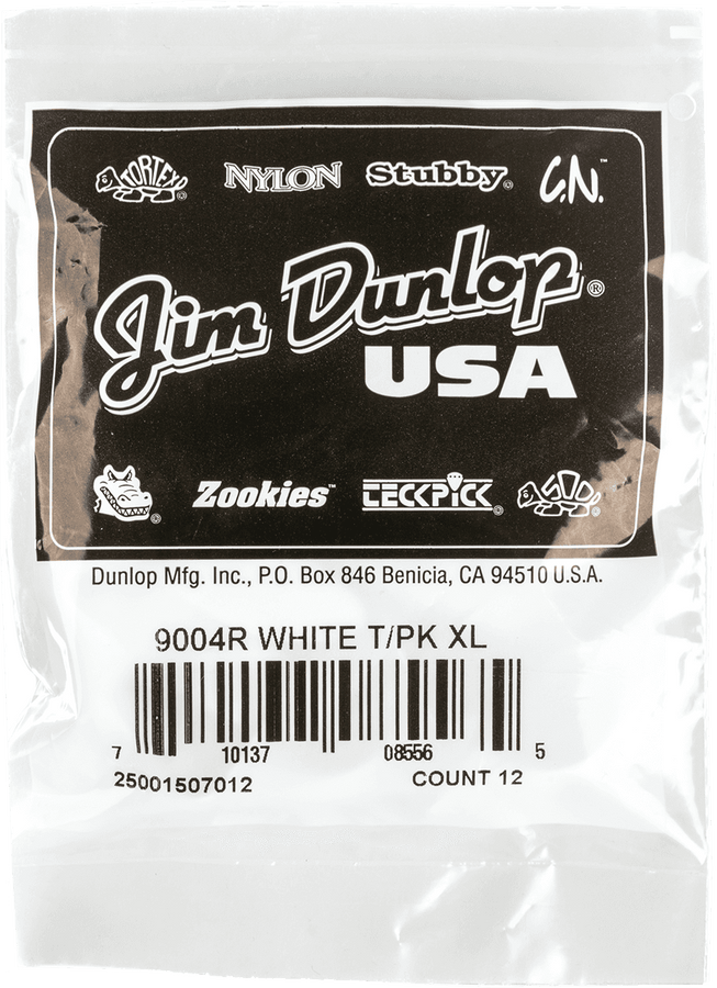 12 x Thumbpick White XL