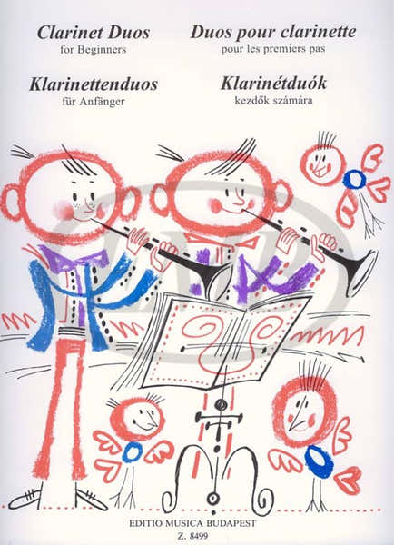 EMB (Editio Musica Budapest) Clarinet Duos For Beginner