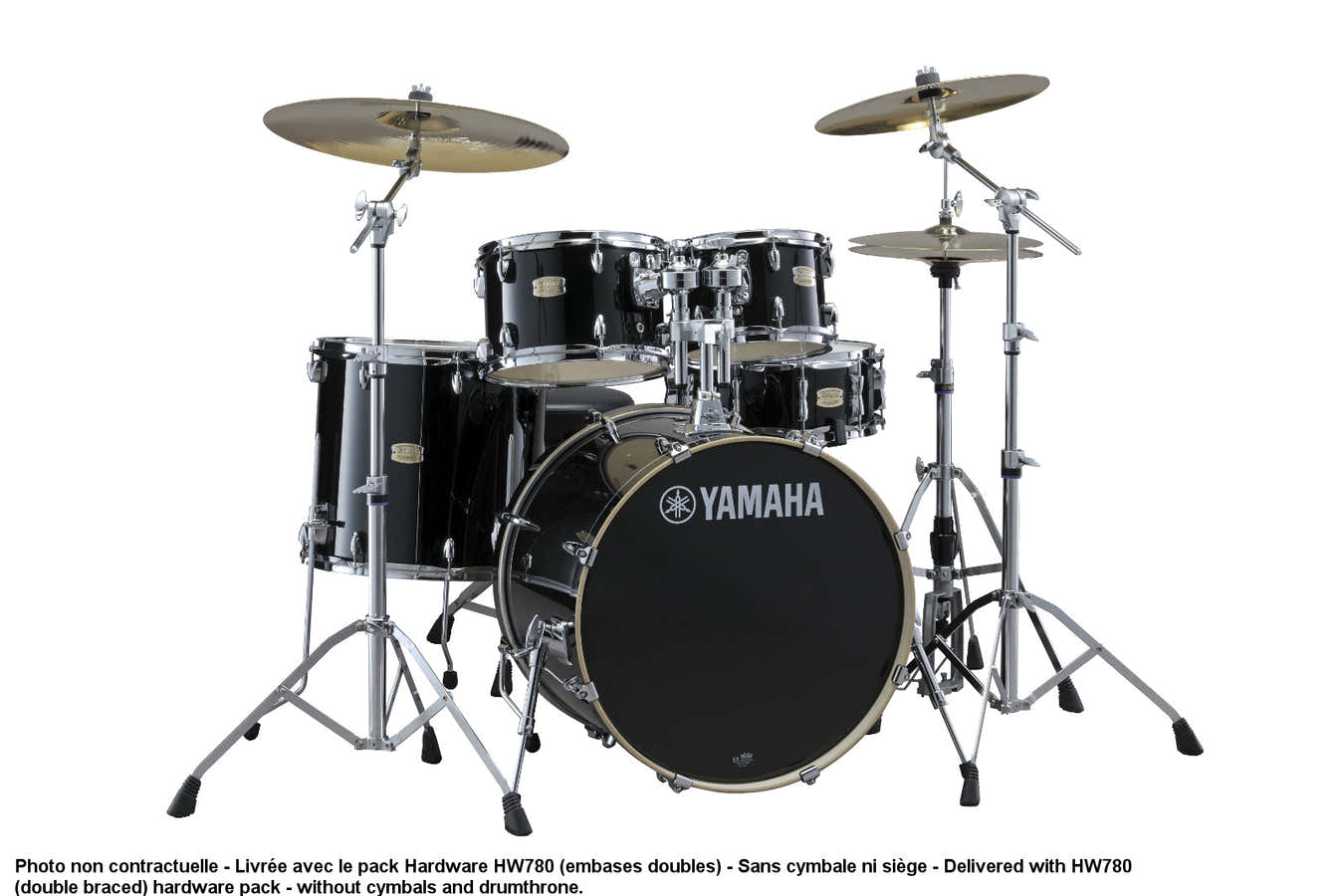 STAGE CUSTOM BIRCH - STANDARD - RAVEN BLACK + PACK HARDWARE HW780