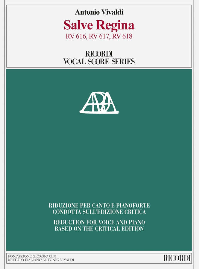 Salve Regina RV 616 RV 617 RV 618