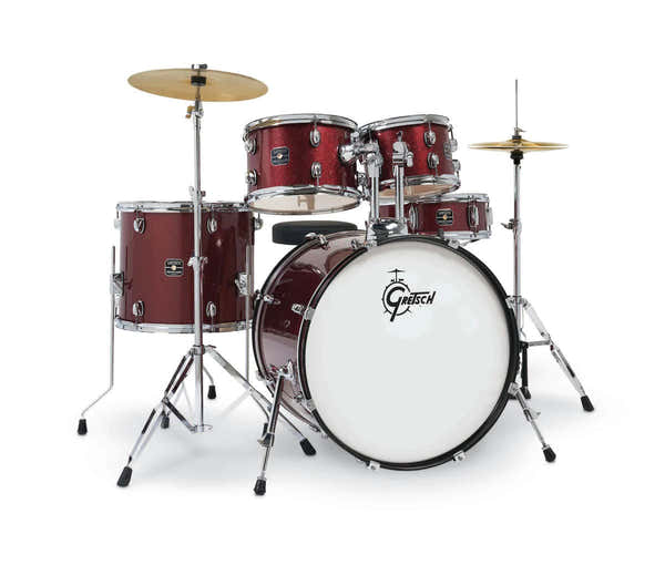 Gretsch Drums Serie Renegade 10/12/16/22/14SD Rojo Rubí Brillante