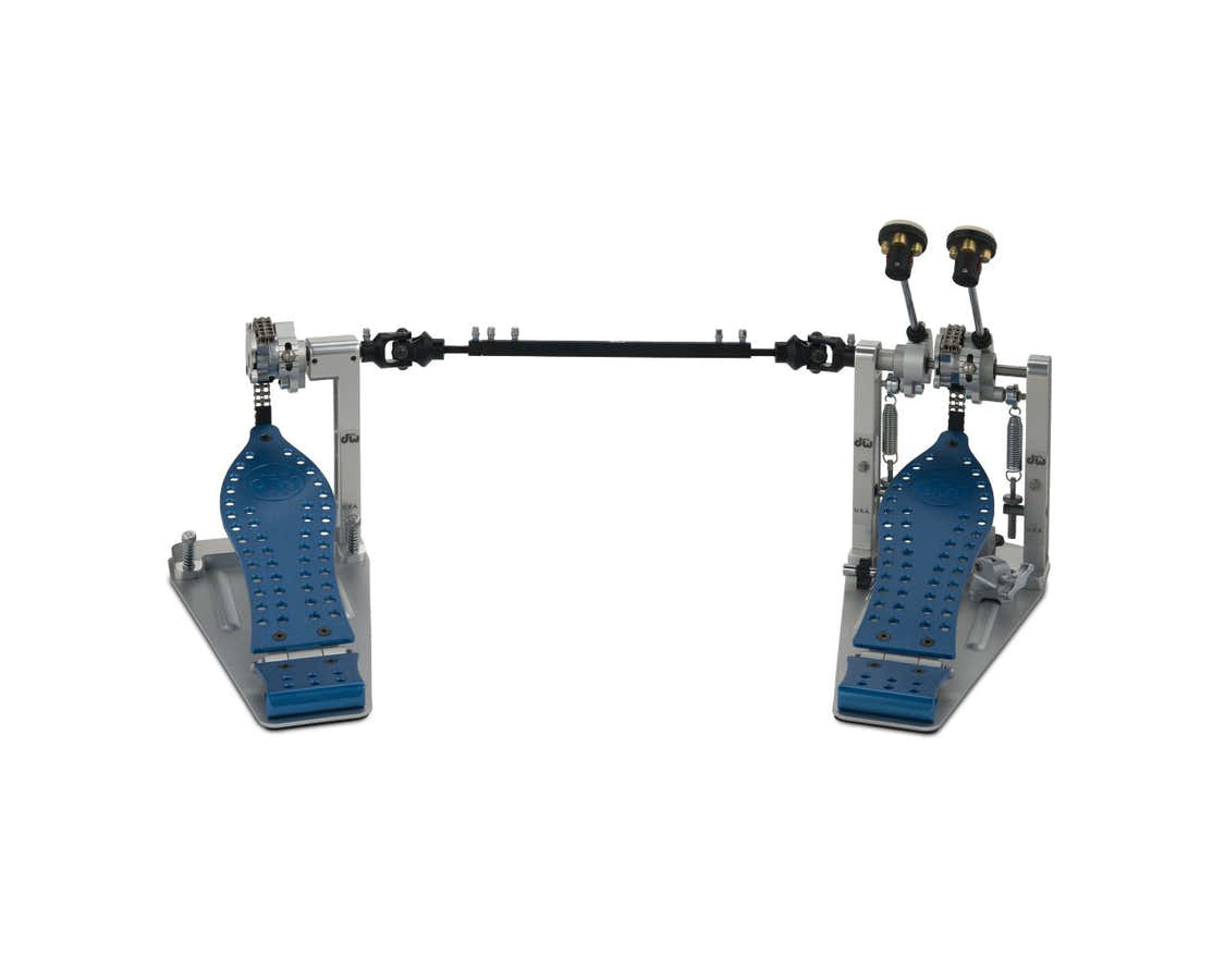 Machined Chain Drive Pedal Doble Azul