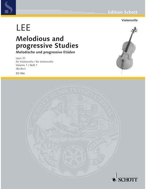 Lee - Etudes Mélodiques et Progressives Op. 31 - Violoncelle
