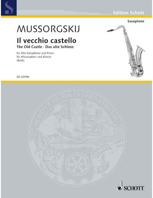 Moussorgski - Le Vieux Château - Saxophone Alto et Piano