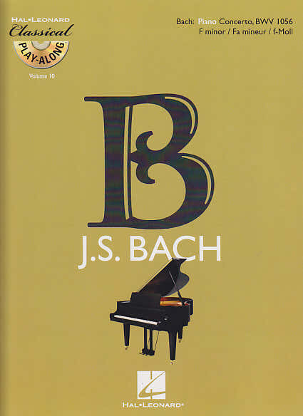 Bach J.S. - Concerto En Fa Mineur BWV 1056 + CD - Piano
