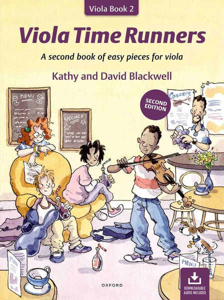 Oxford University Press Blackwell Kathy & David - Viola Time Runners + Audio - Alto