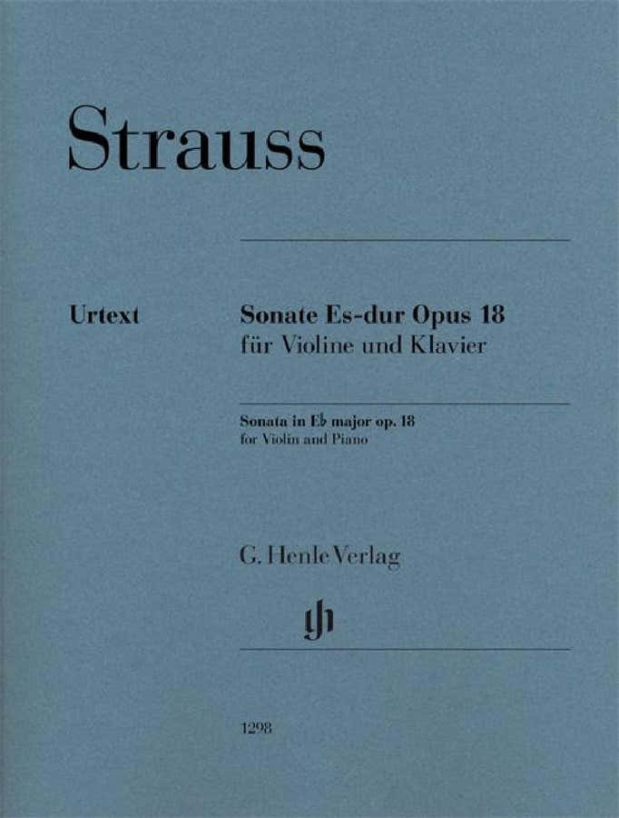 Richard Strauss - Sonata In E Flat Major Op. 18 - Violon et Piano