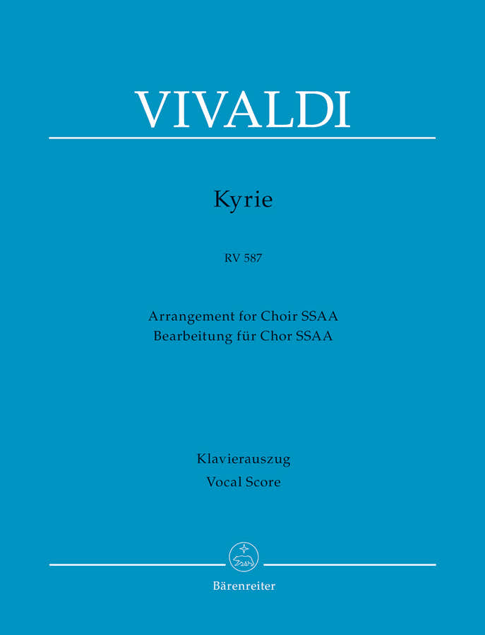 Vivaldi A. - Kyrie RV 587 - Partitura vocal