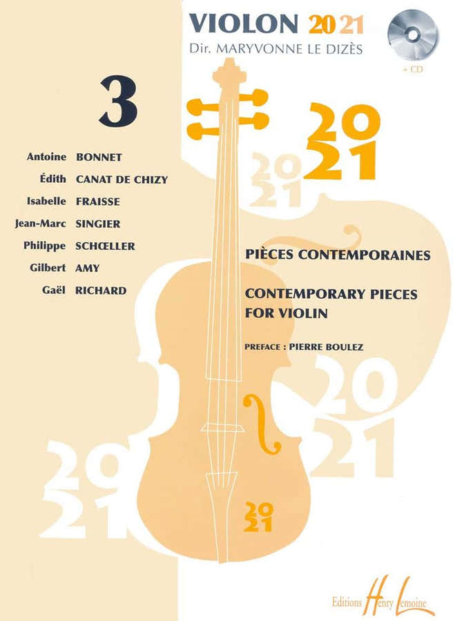 LE DIZES MARYVONNE - VIOLON 20-21 VOL.3 + CD