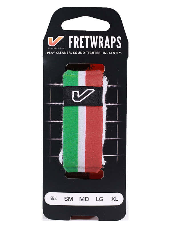 FretWraps Banderas del mundo Verde-Blanco-Rojo - Pequeño