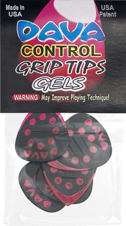 Púas Grip Tips Gel Tip Bolsa de 6 Piezas