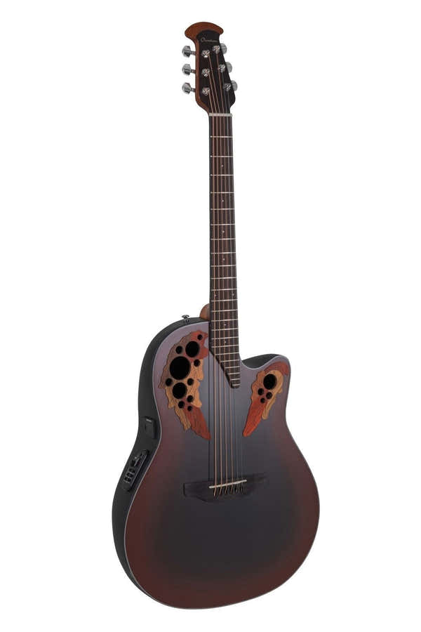 Guitarra Electro-Acústica Celebrity Elite Mid Cutaway Reverse Red Burst
