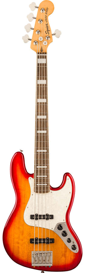 Classic Vibe Active '70s Jazz Bass V LRL White PLPG Sienna Sunburst - Reacondicionado