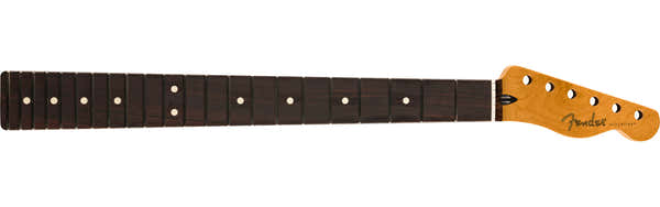 Mástil Tele Fat de arce tostado satinado, 22 Medium Jumbo, 9.5, RW, forma U
