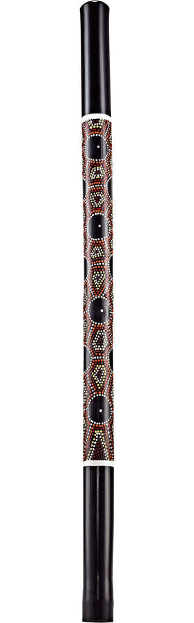 SONIC ENERGY BAMBOO DIDGERIDOO DOT-PAINTED - DD1BK