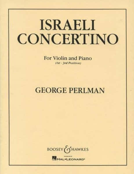 Perlman G. - Israeli Concertino - Violon et Piano