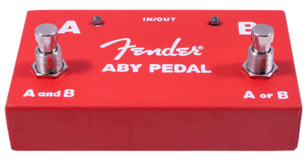 Pedal ABY de 2 interruptores, rojo