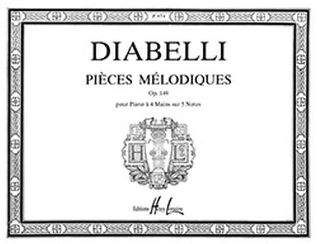 Diabelli - Pièces Mélodiques Op.149 - Piano À 4 Mains