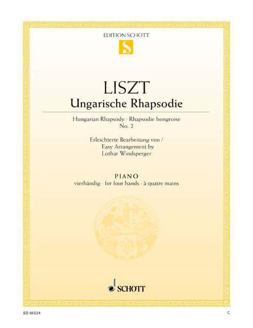 LISZT FRANZ - HUNGARIAN RHAPSODY - PIANO