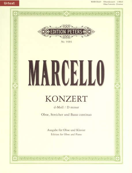Marcello Alessandro - Concierto para oboe en Re menor - Oboe y piano