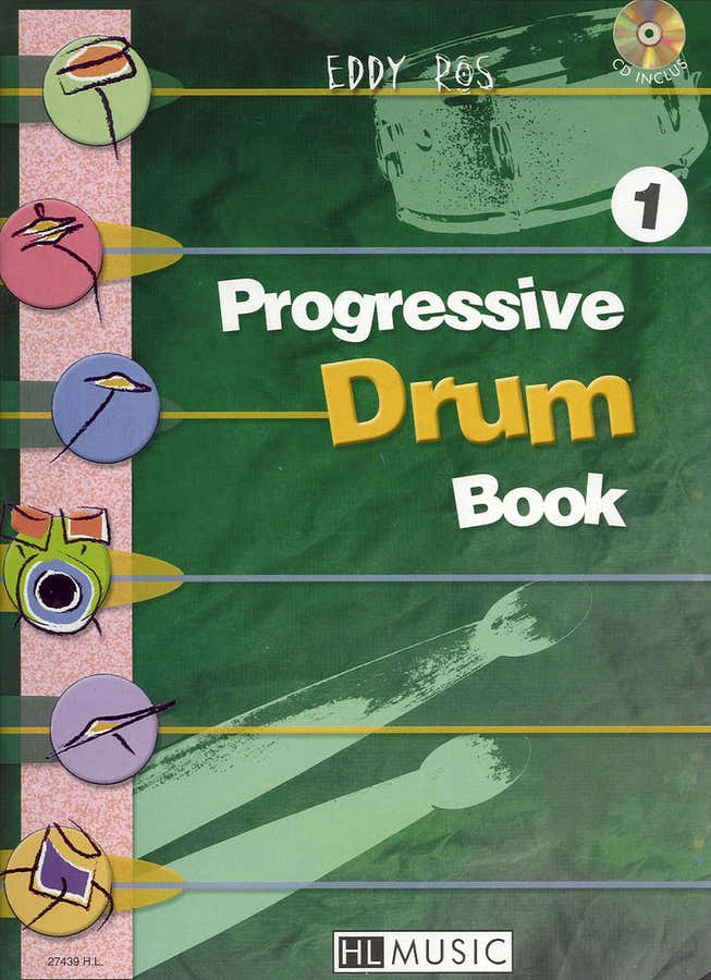 Ros Eddy - Progressive Drum Book 1 + CD - Batería