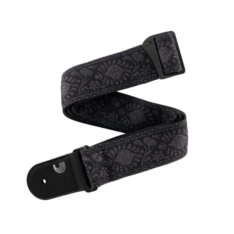 Correa de Guitarra Tejida Monterey Black Tubular
