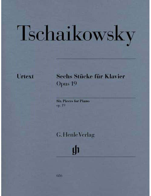 Tchaïkovski - Six Pièces Pour Piano Op. 19 - Piano