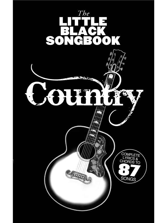 Pequeño cancionero negro - Country - Letras y acordes