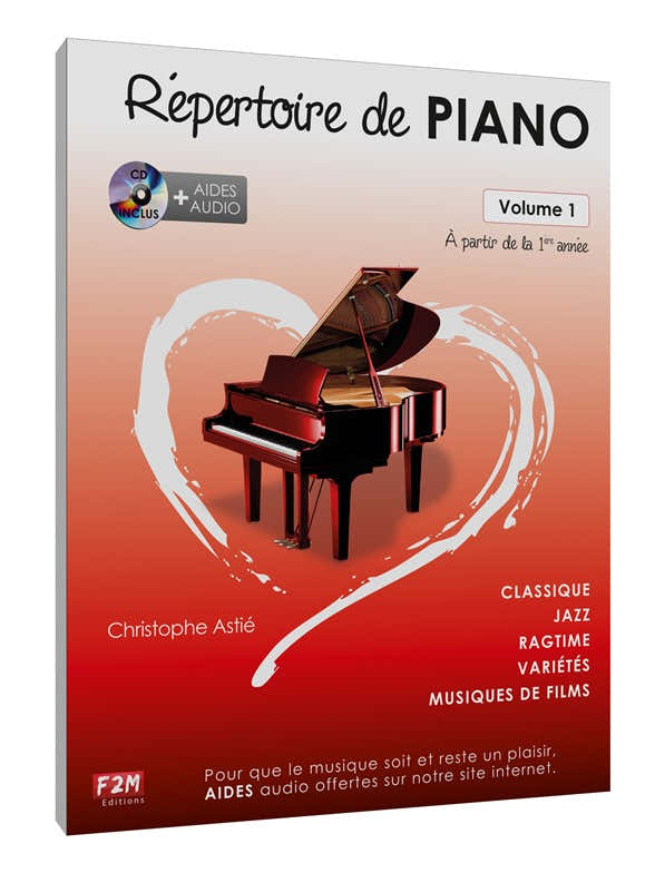 Astie Christophe - Répertoire De Piano Vol.1 + CD
