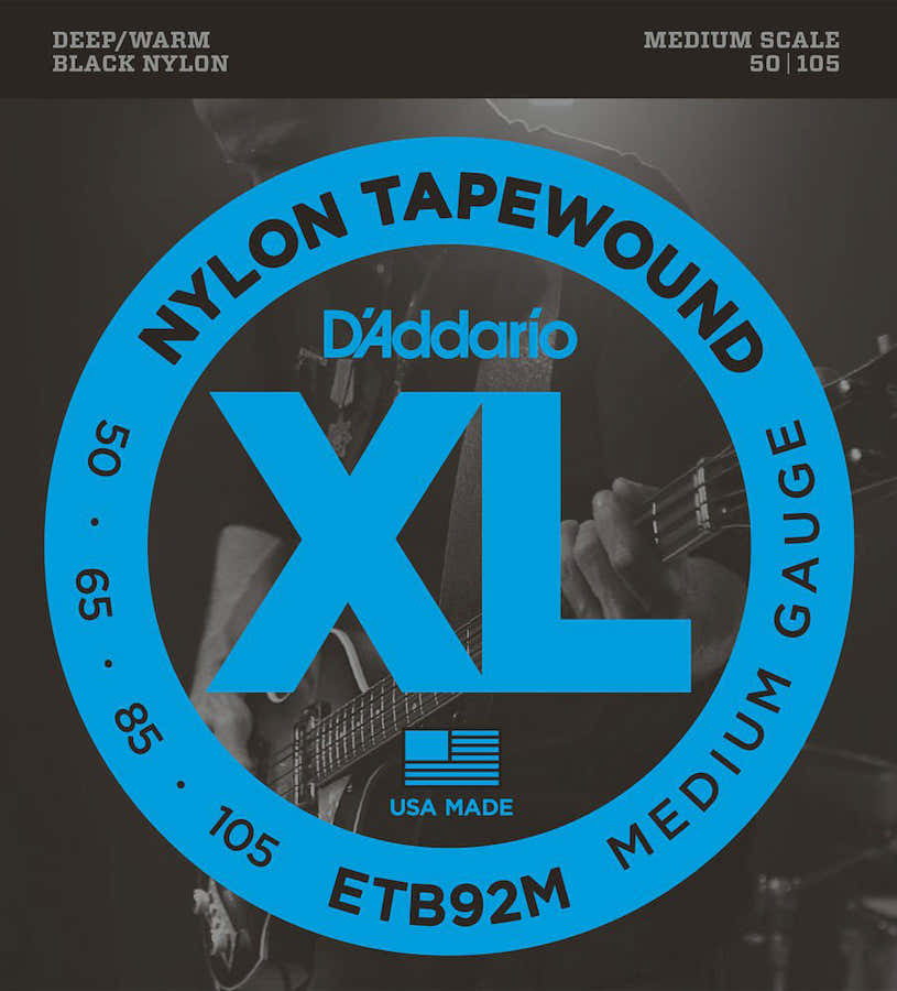 ETB92m Nylon entorchado con cinta escala media calibre medio 50-105