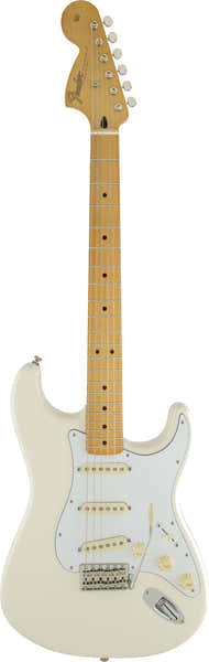Stratocaster de firma Jimi Hendrix MN Blanco olímpico