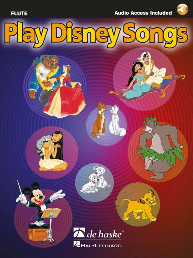 PLAY DISNEY SONGS - FLUTE + AUDIO ACCESS