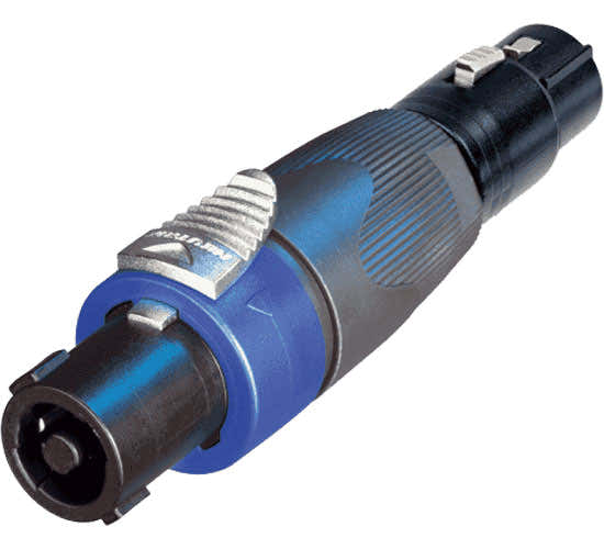 AUDIO CONNECTOR ACCESSORIES SPEAKON NL4FX XLR 3" CIRCULAR ADAPTERS F