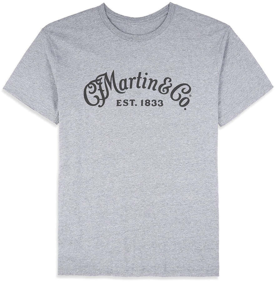 Camiseta Black Script logo Granite Heather M