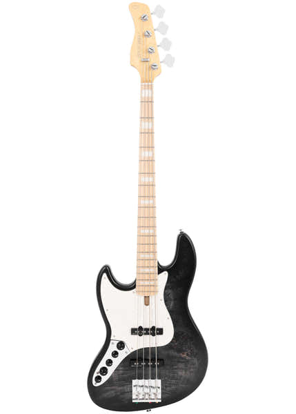 Er V7 Swamp Ash Reissue-4 Lh Tbk.S Negro Transparente
