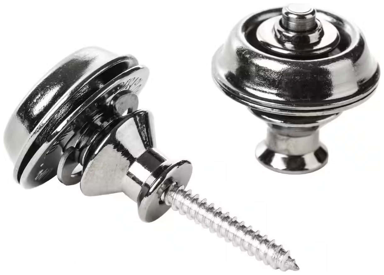 Straplock Dual - Cromo negro