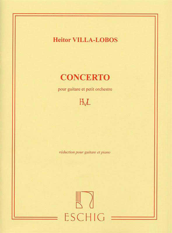 VILLA-LOBOS - CONCERTO - GUITARE PIANO