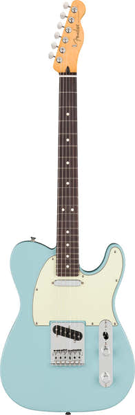 Fender Telecaster 75 Años Player II, Diapasón de palisandro. Azul Daphne