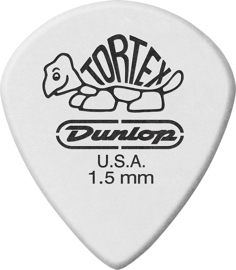 12 x 1,50mm Tortex Blanco Jazz III