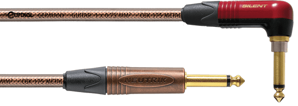 Cable de Guitarra Jack/jack Silent Acodado Metal - 3M