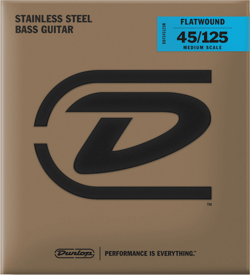 BASS STRINGS FLAT NET SETS FLAT NETS MED. SCALE 5C 45-105