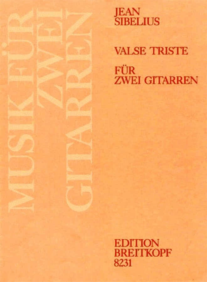 Sibelius Jean - Valse Triste Aus Op. 44 - 2 Guitar